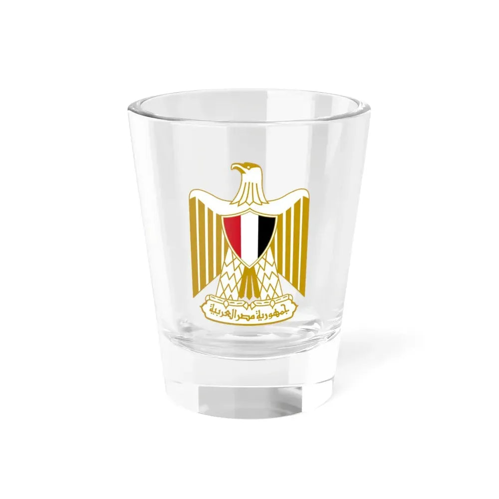 Coat of arms of Egypt (Official) - Shot Glass 1.5oz 1.5oz - Go Mug Yourself