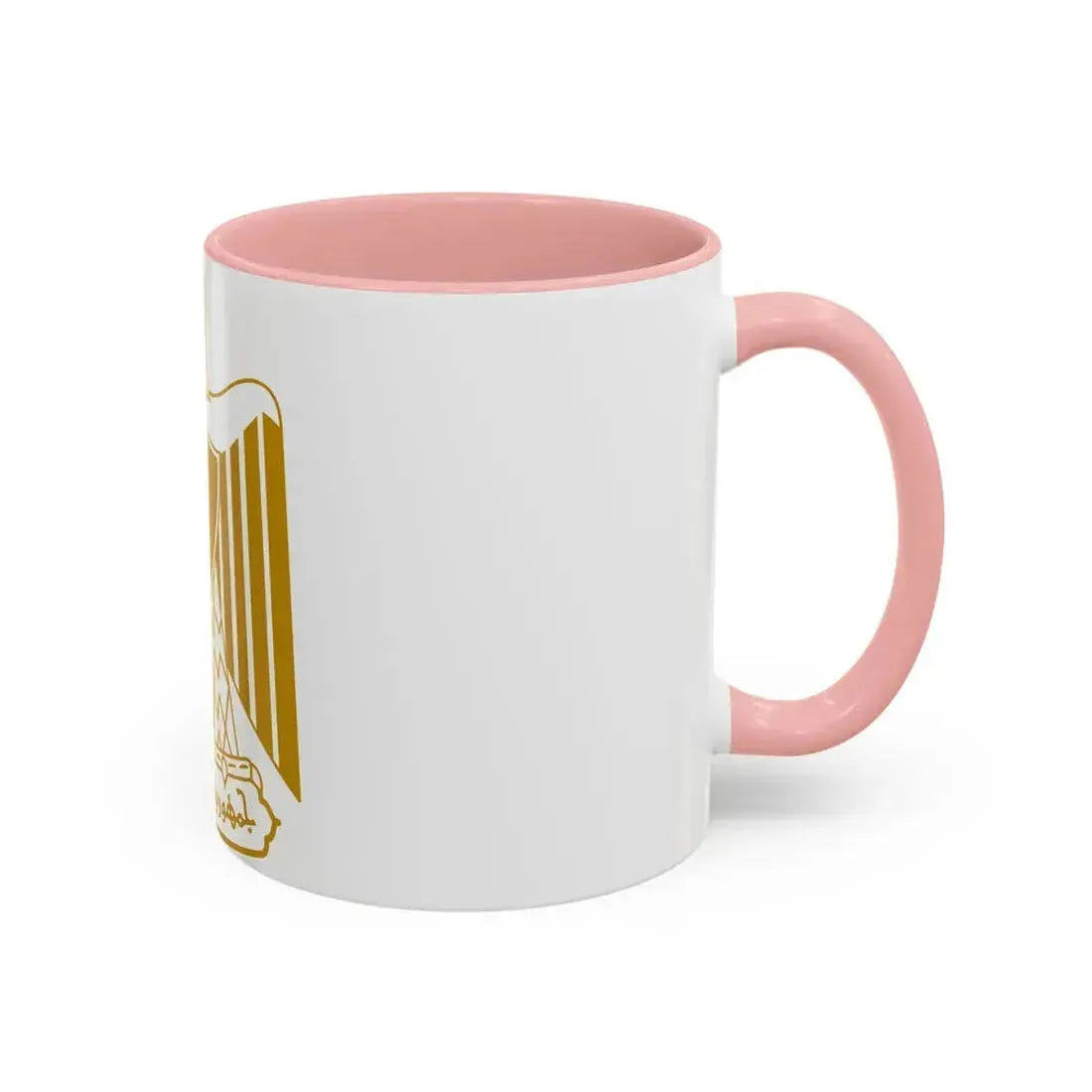 Coat of arms of Egypt (on flag) - Accent Coffee Mug - Go Mug Yourself