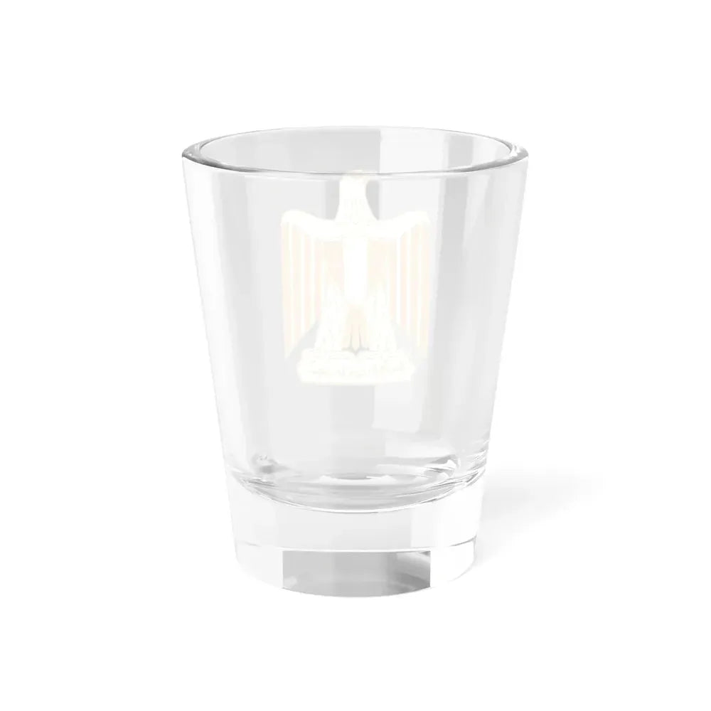 Coat of arms of Egypt (on flag) - Shot Glass 1.5oz - Go Mug Yourself