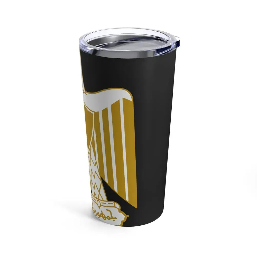 Coat of arms of Egypt (on flag) - Tumbler 20oz - Go Mug Yourself