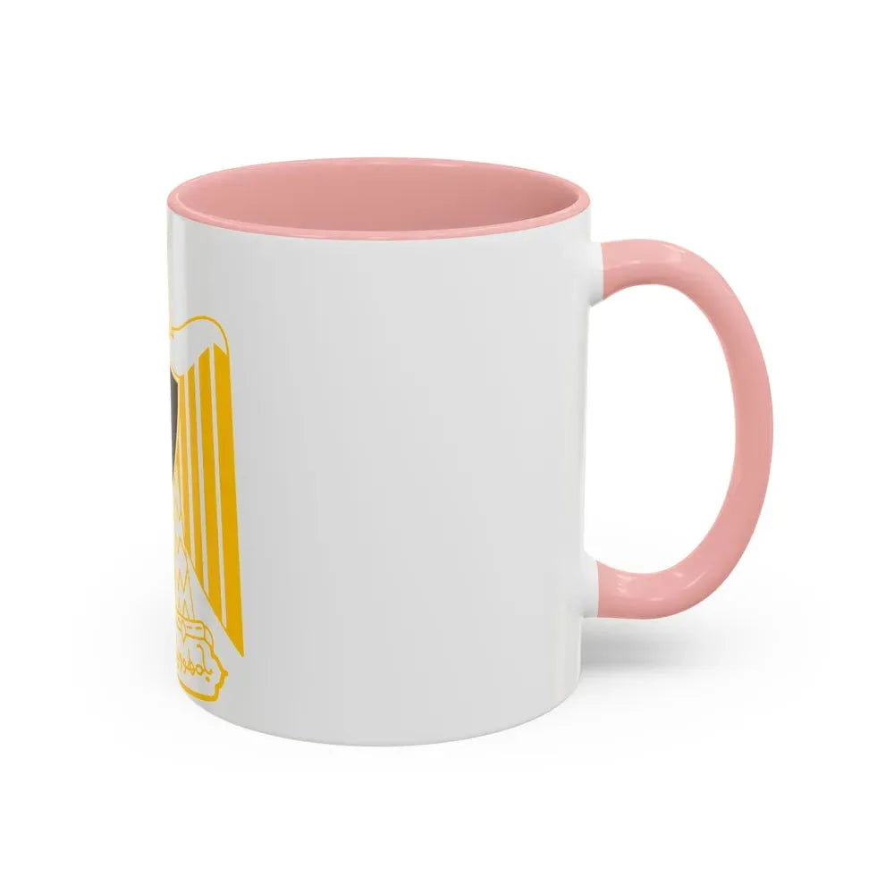 Coat of arms of Egypt (variant) - Accent Coffee Mug - Go Mug Yourself