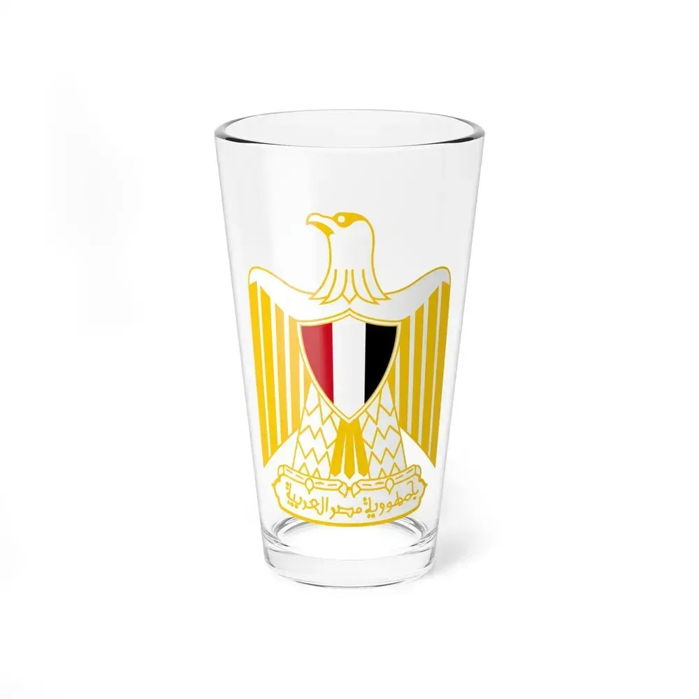 Coat of arms of Egypt (variant) - Pint Glass 16oz 16oz - Go Mug Yourself
