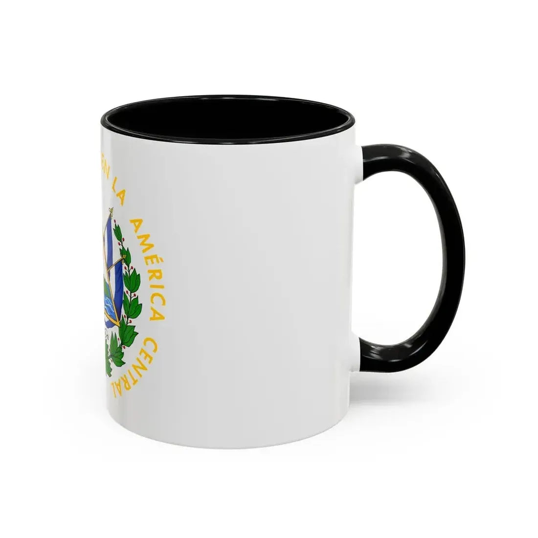Coat of arms of El Salvador - Accent Coffee Mug - Go Mug Yourself