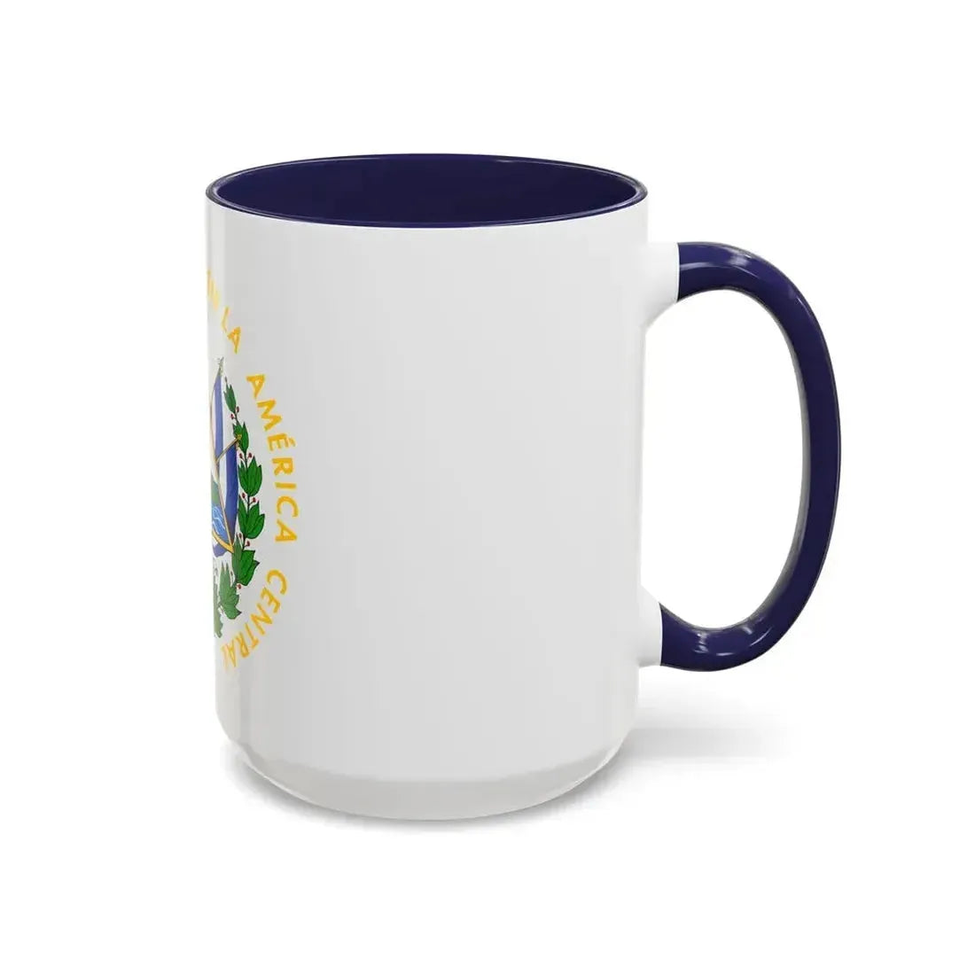 Coat of arms of El Salvador - Accent Coffee Mug - Go Mug Yourself
