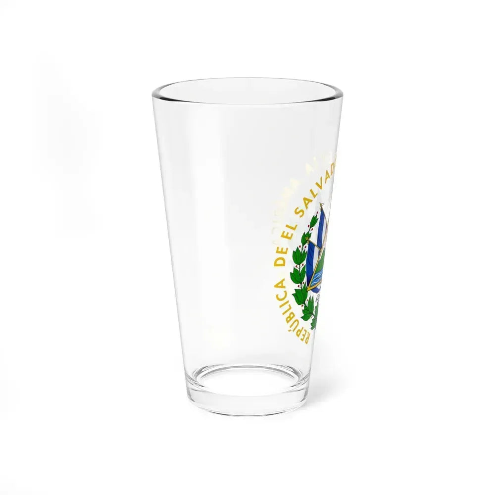 Coat of arms of El Salvador - Pint Glass 16oz - Go Mug Yourself