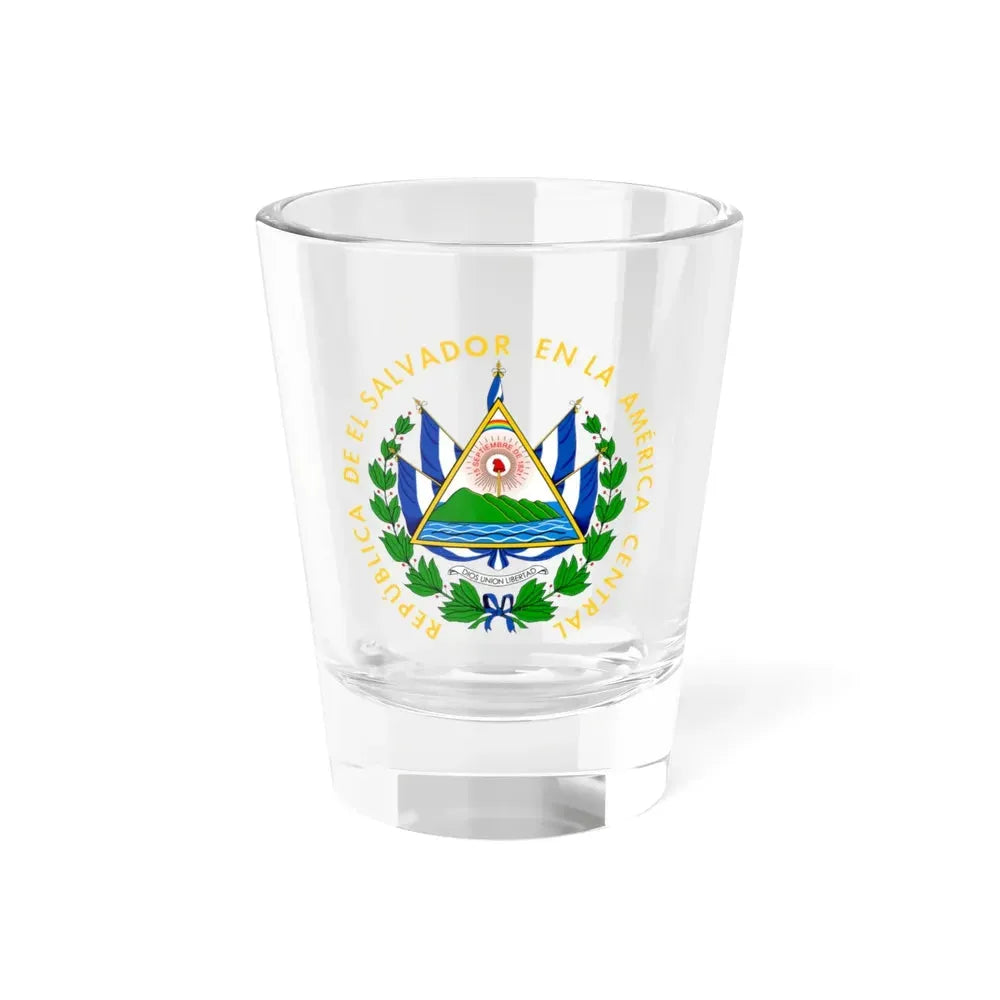 Coat of arms of El Salvador - Shot Glass 1.5oz 1.5oz - Go Mug Yourself