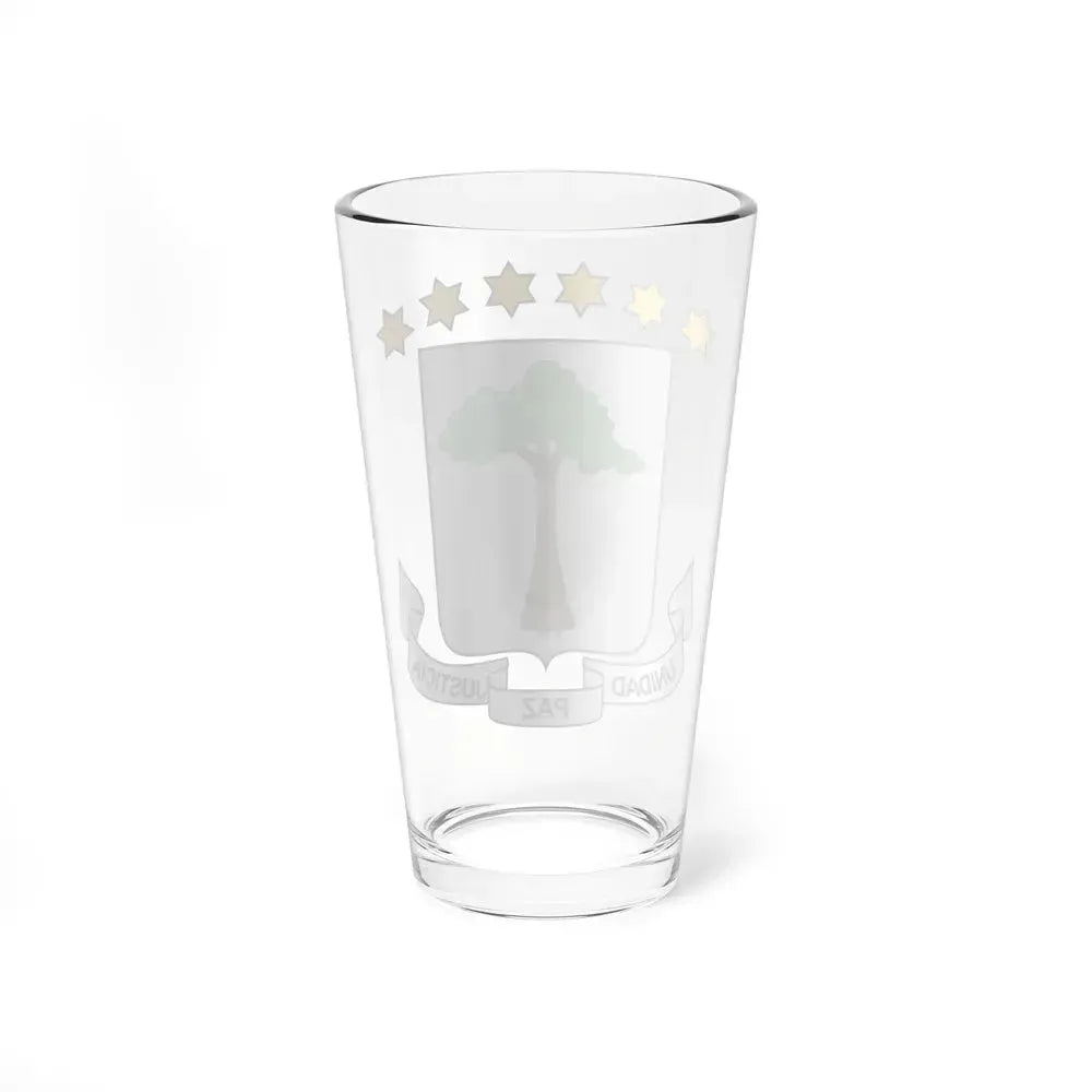 Coat of arms of Equatorial Guinea - Pint Glass 16oz - Go Mug Yourself