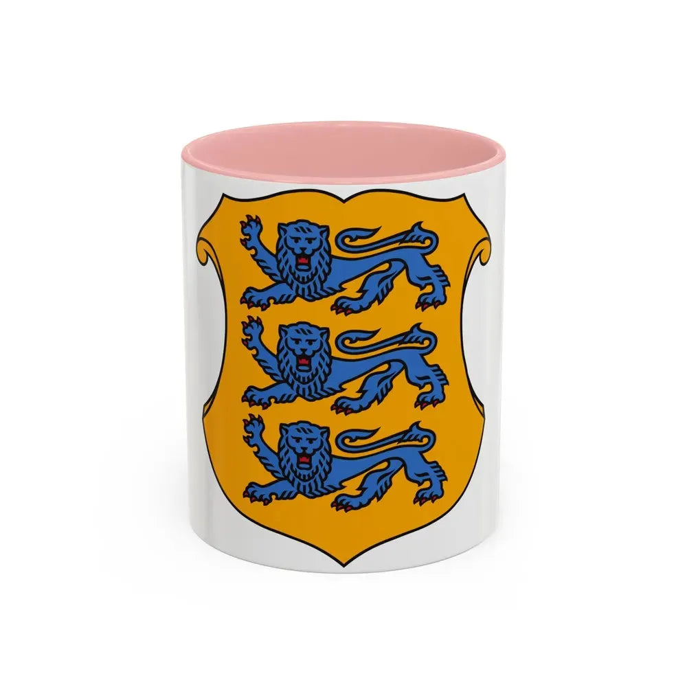 Coat of arms of Estonia 2 - Accent Coffee Mug 11oz Pink - Go Mug Yourself