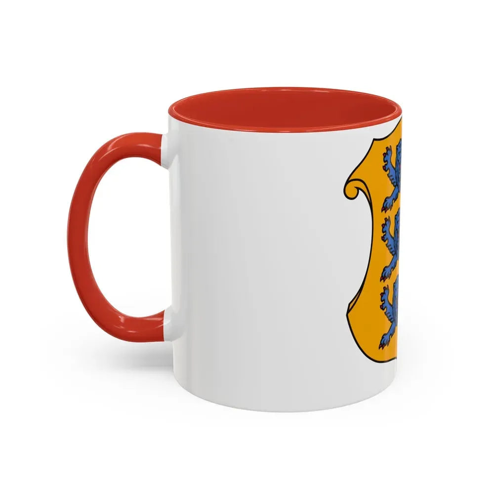 Coat of arms of Estonia 2 - Accent Coffee Mug - Go Mug Yourself