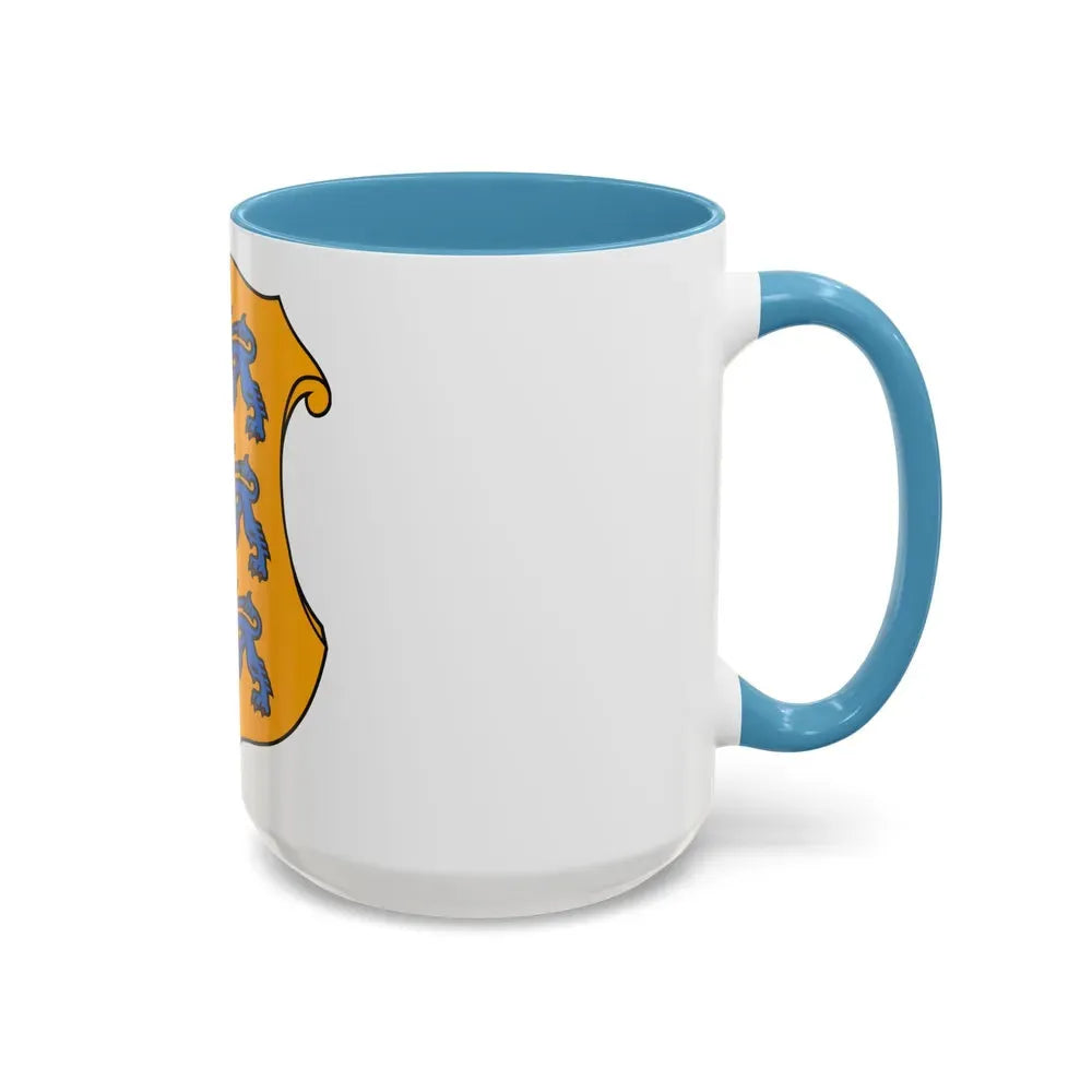 Coat of arms of Estonia 2 - Accent Coffee Mug - Go Mug Yourself