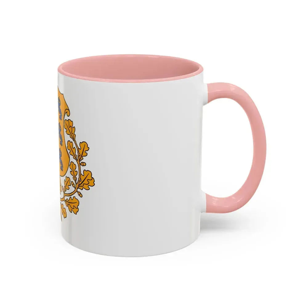Coat of arms of Estonia - Accent Coffee Mug - Go Mug Yourself