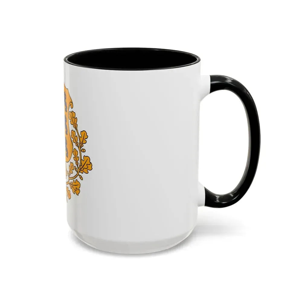 Coat of arms of Estonia - Accent Coffee Mug - Go Mug Yourself