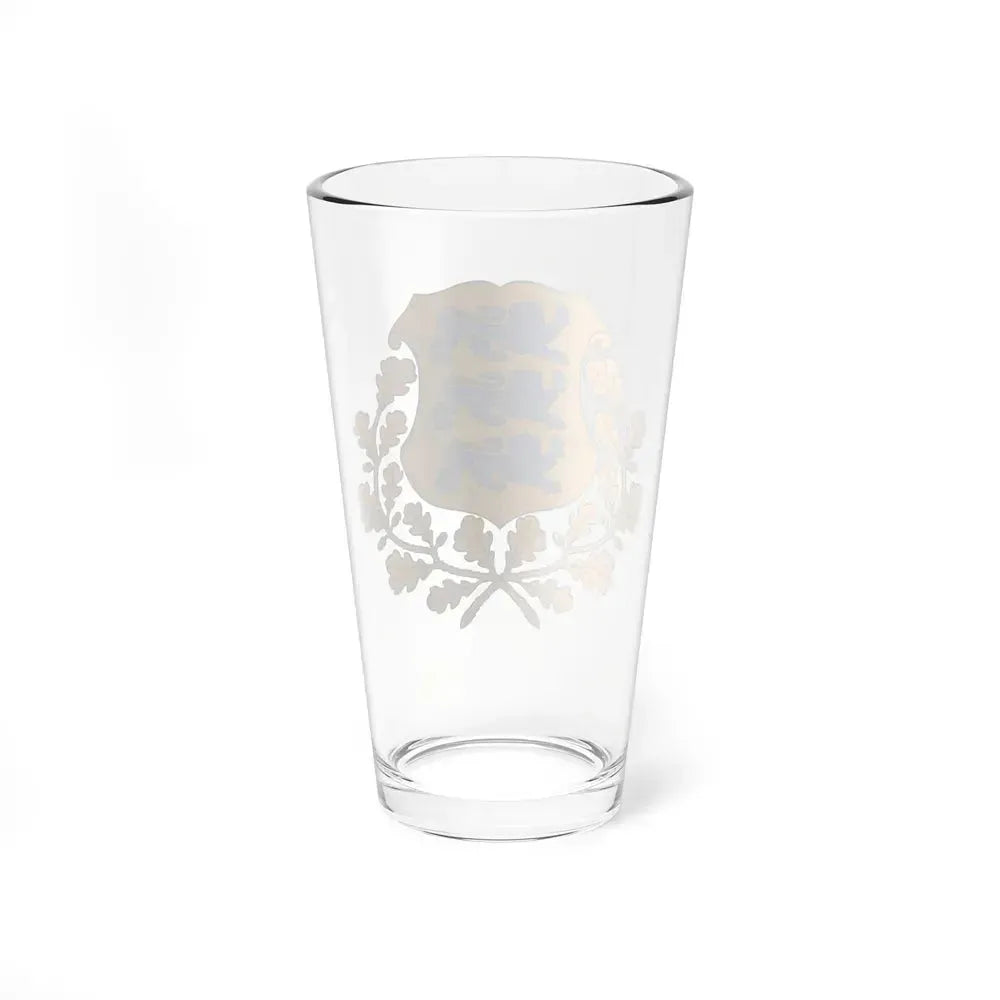 Coat of arms of Estonia - Pint Glass 16oz - Go Mug Yourself