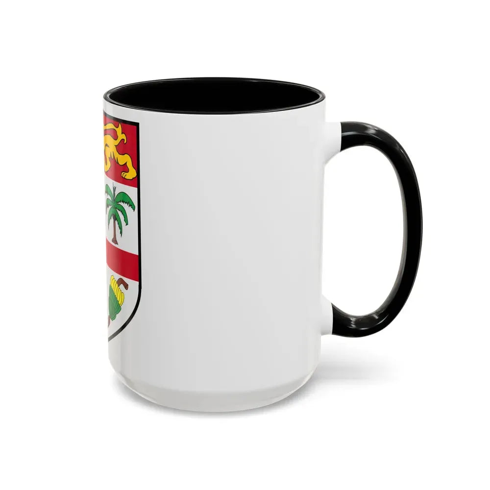 Coat of arms of Fiji 2 - Accent Coffee Mug - Go Mug Yourself