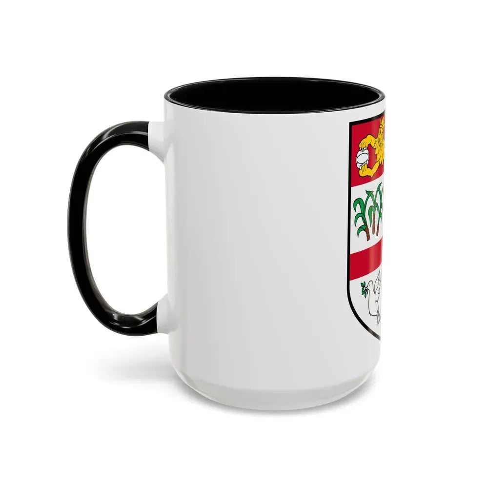 Coat of arms of Fiji 2 - Accent Coffee Mug - Go Mug Yourself