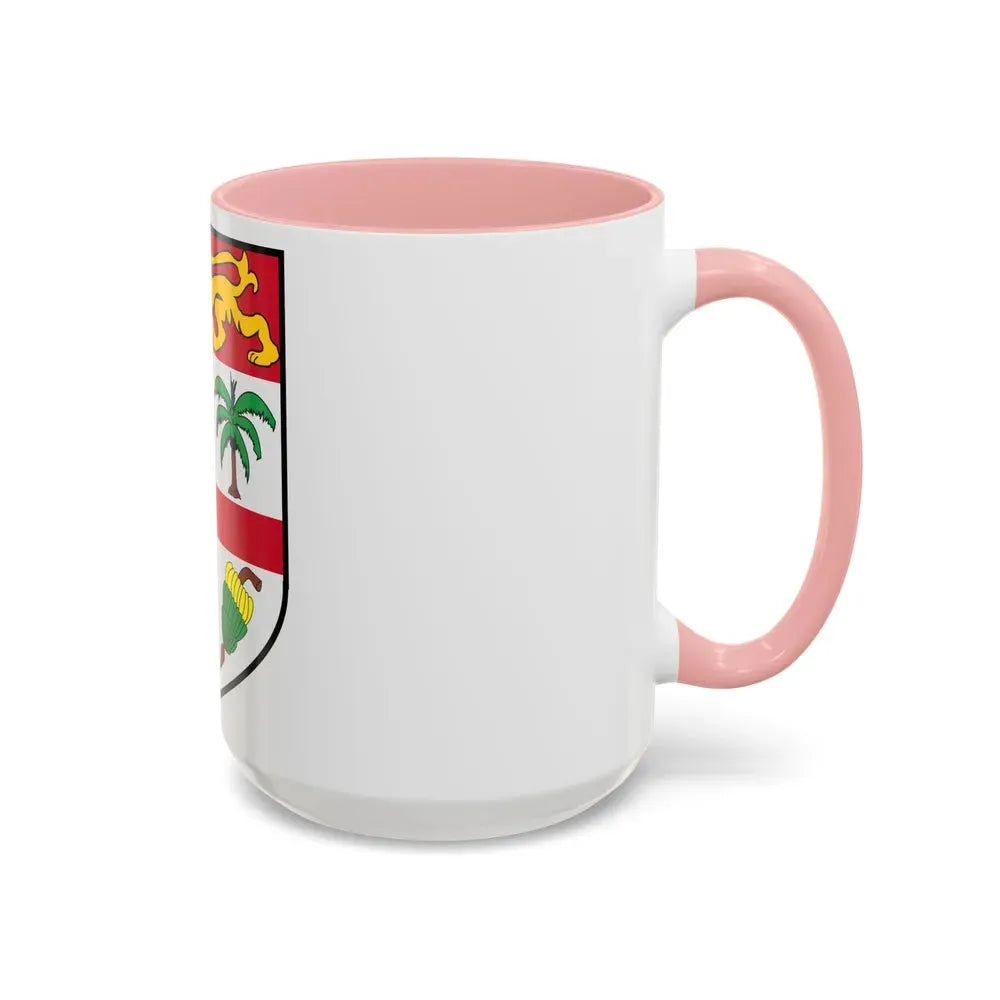 Coat of arms of Fiji 2 - Accent Coffee Mug - Go Mug Yourself