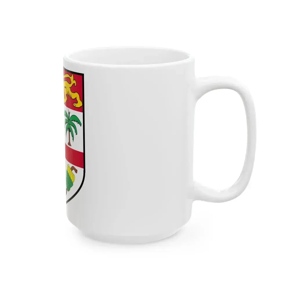Coat of arms of Fiji 2 - White Coffee Mug - Go Mug Yourself