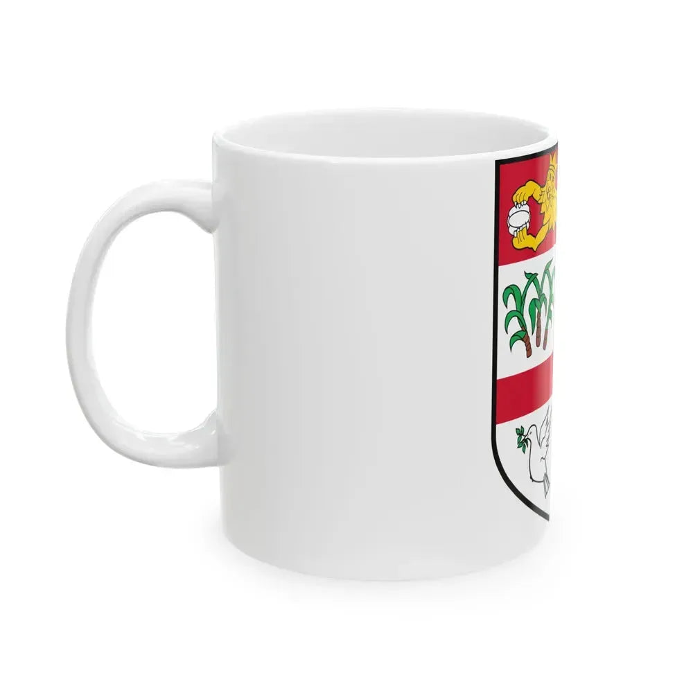 Coat of arms of Fiji 2 - White Coffee Mug - Go Mug Yourself