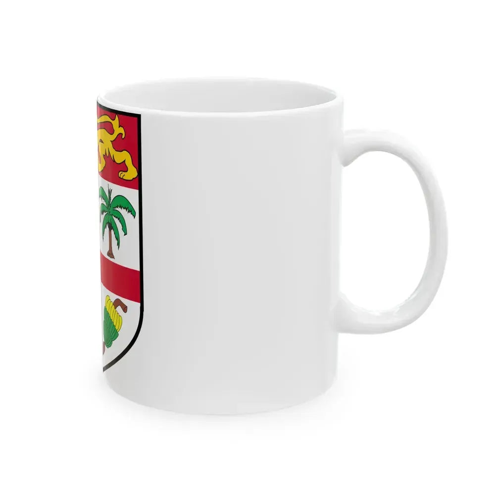 Coat of arms of Fiji 2 - White Coffee Mug - Go Mug Yourself