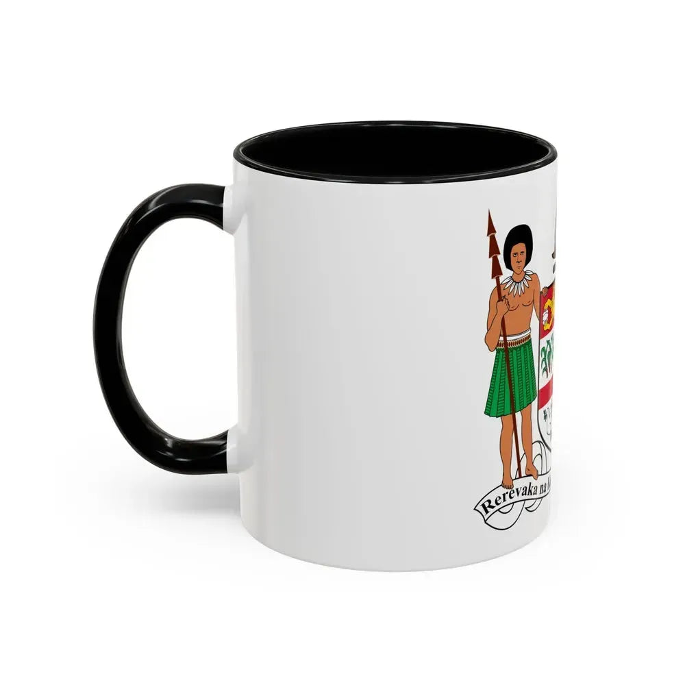 Coat of arms of Fiji - Accent Coffee Mug - Go Mug Yourself