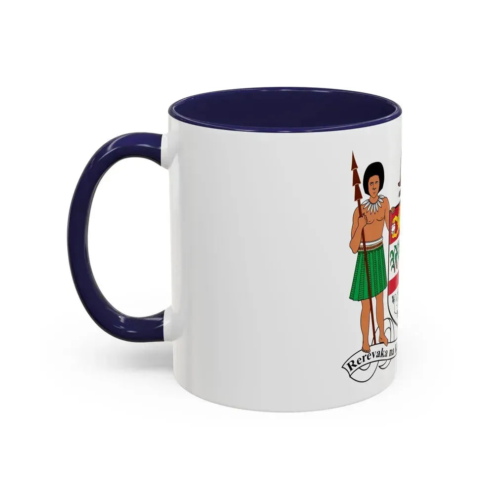Coat of arms of Fiji - Accent Coffee Mug - Go Mug Yourself