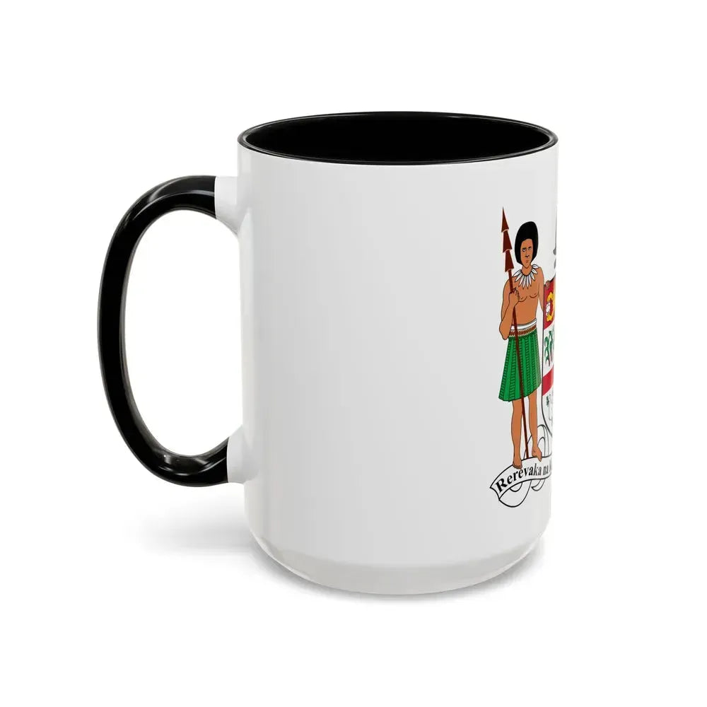 Coat of arms of Fiji - Accent Coffee Mug - Go Mug Yourself