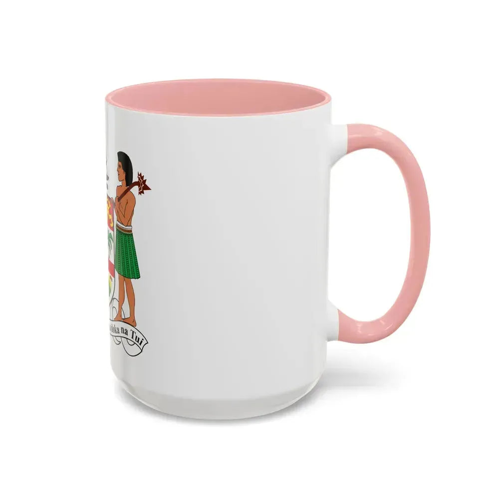 Coat of arms of Fiji - Accent Coffee Mug - Go Mug Yourself
