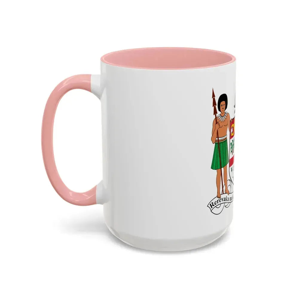 Coat of arms of Fiji - Accent Coffee Mug - Go Mug Yourself