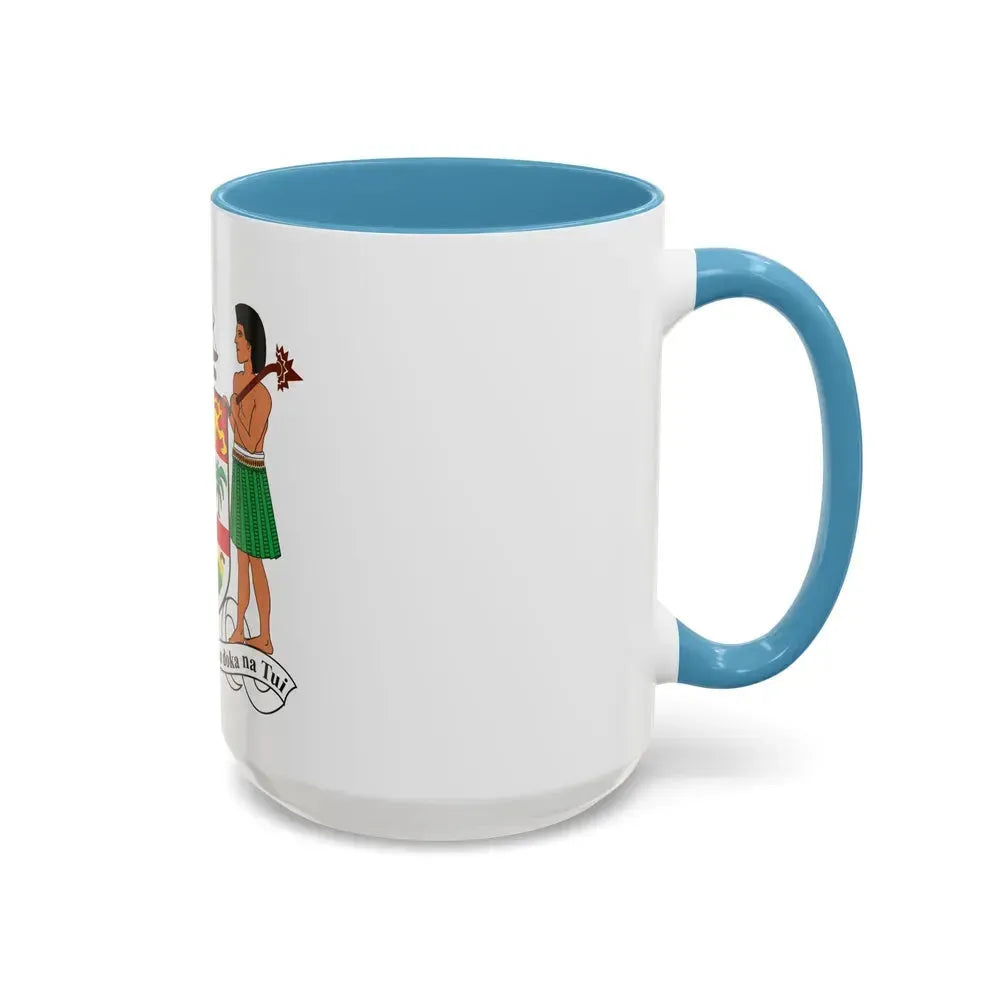 Coat of arms of Fiji - Accent Coffee Mug - Go Mug Yourself