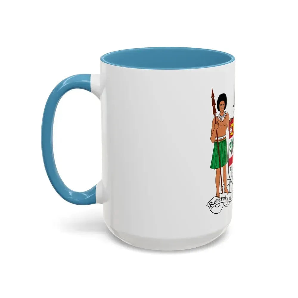 Coat of arms of Fiji - Accent Coffee Mug - Go Mug Yourself