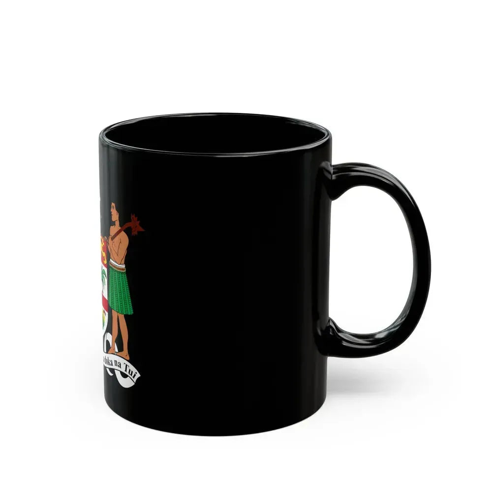 Coat of arms of Fiji - Black Coffee Mug - Go Mug Yourself