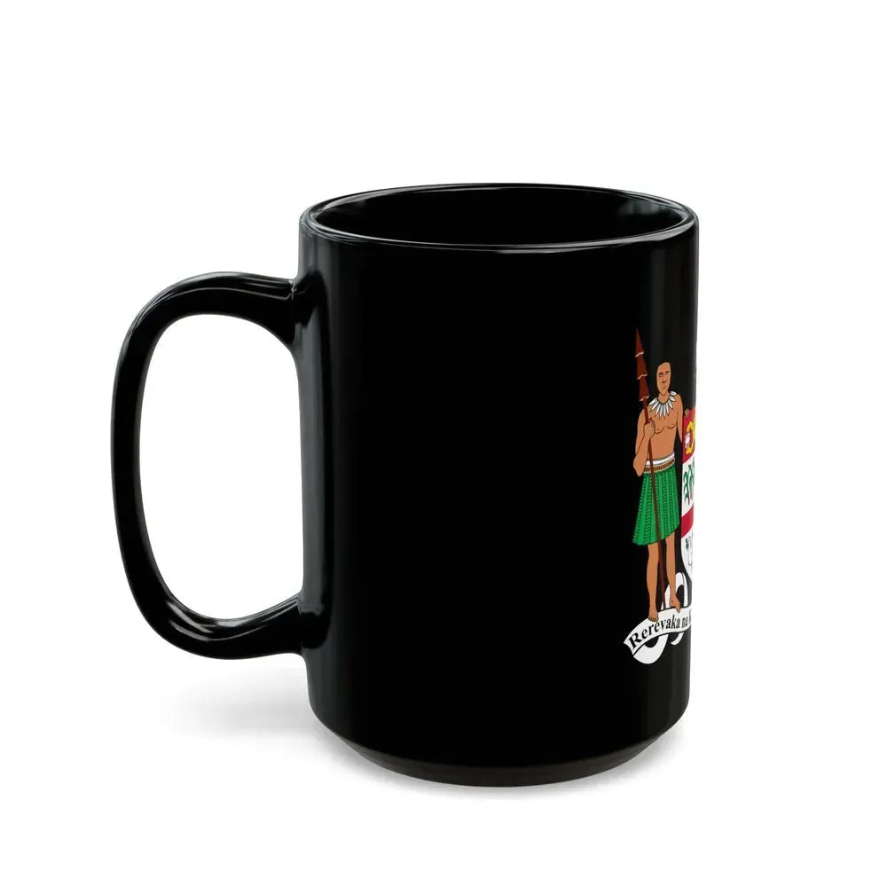 Coat of arms of Fiji - Black Coffee Mug - Go Mug Yourself