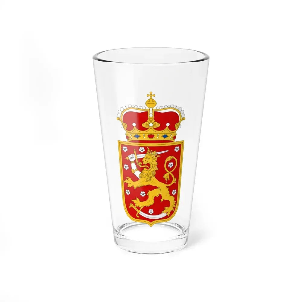 Coat of arms of Finland 1918 - Pint Glass 16oz 16oz - Go Mug Yourself