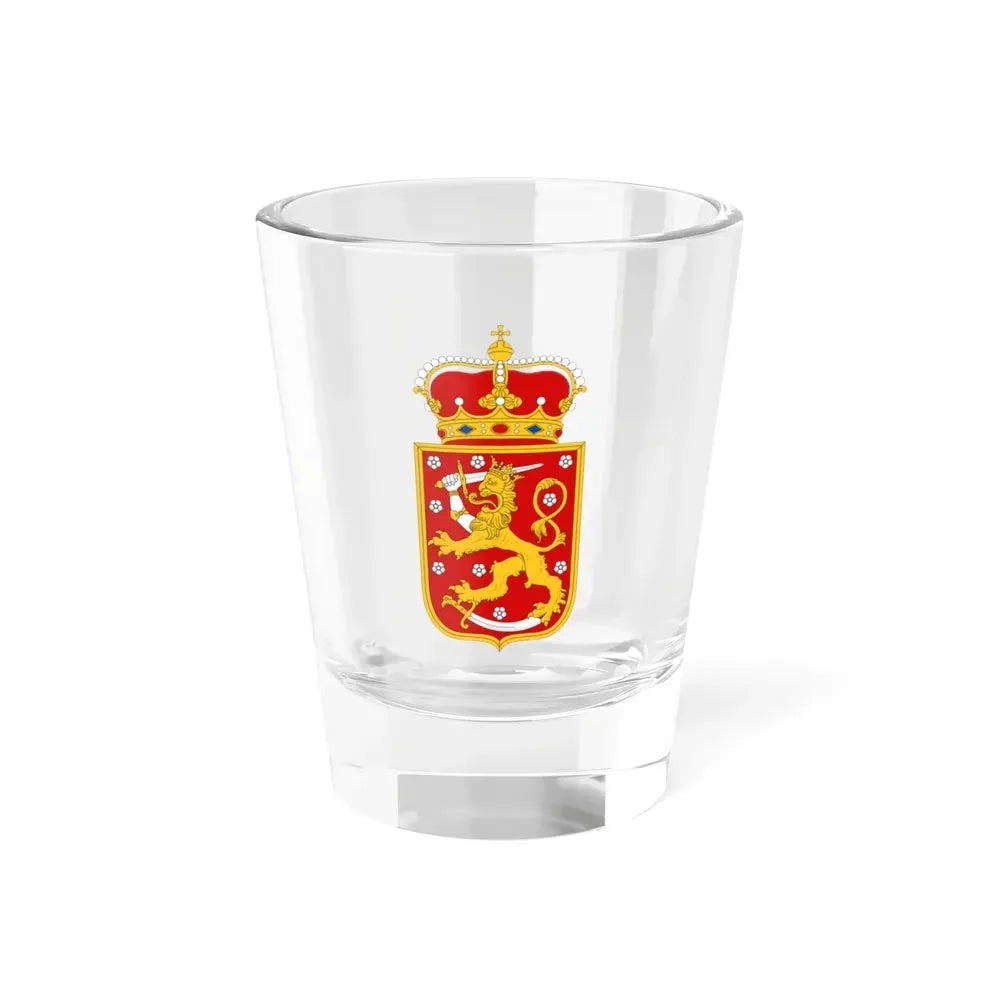Coat of arms of Finland 1918 - Shot Glass 1.5oz 1.5oz - Go Mug Yourself