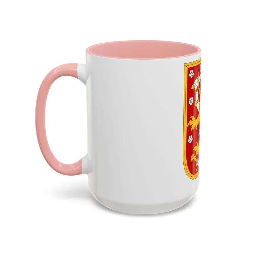 Coat of arms of Finland 1920 - Accent Coffee Mug - Go Mug Yourself