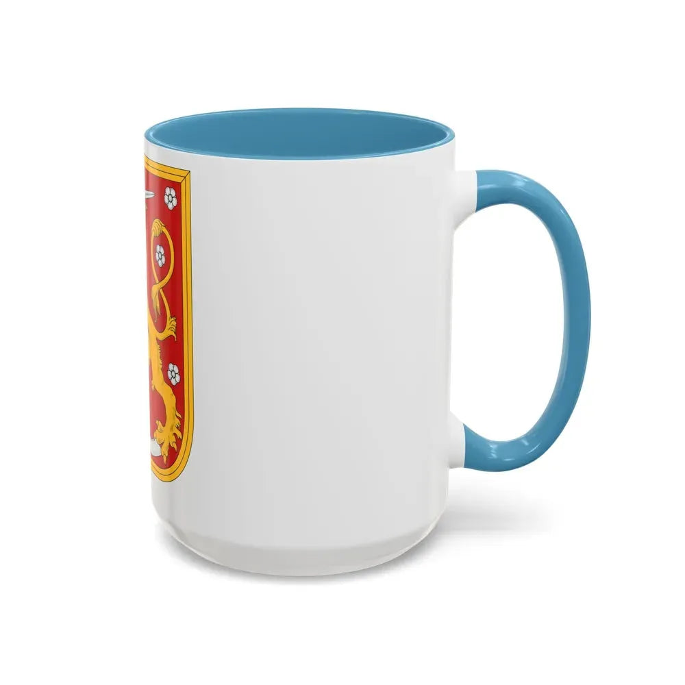 Coat of arms of Finland 1920 - Accent Coffee Mug - Go Mug Yourself
