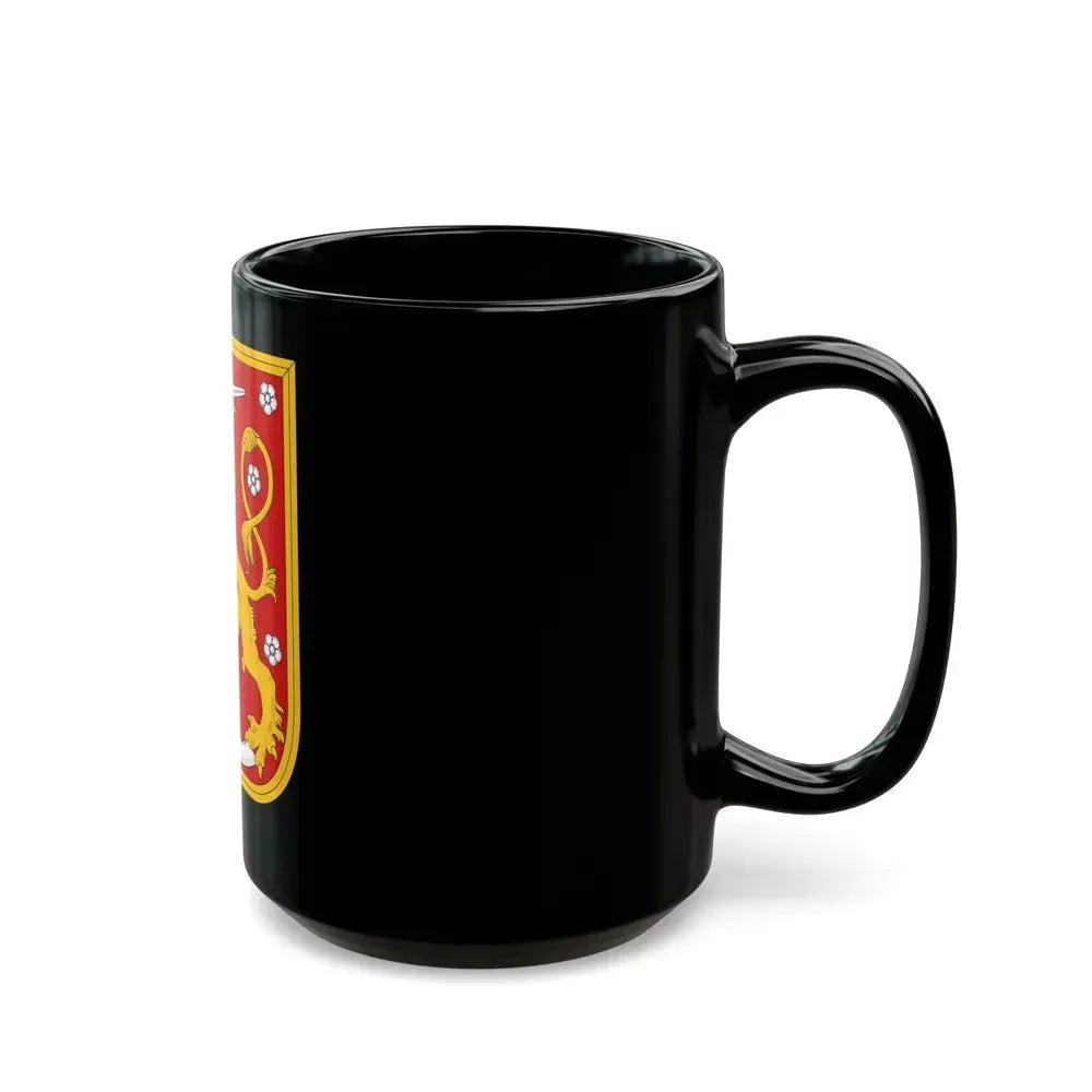 Coat of arms of Finland 1920 - Black Coffee Mug - Go Mug Yourself