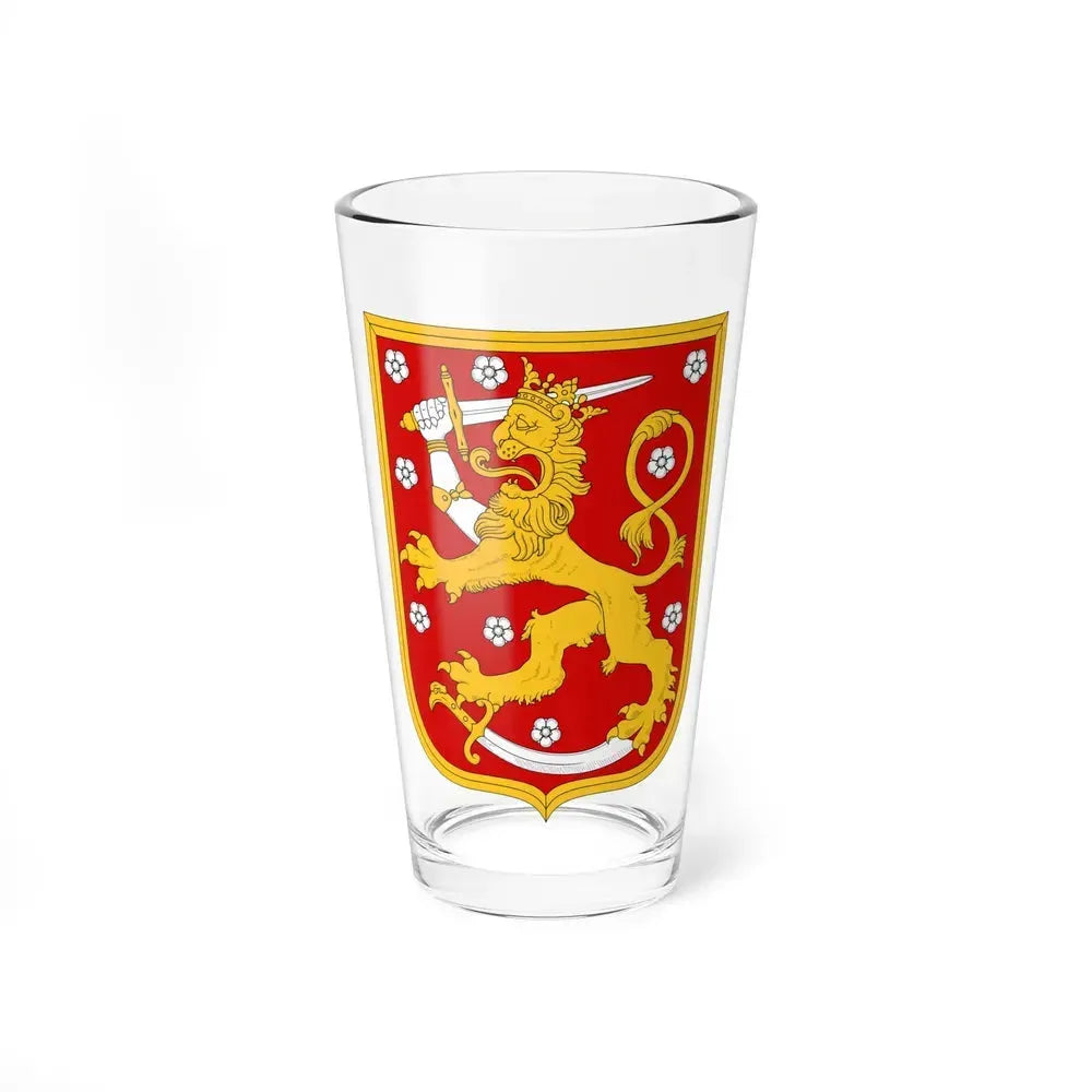 Coat of arms of Finland 1920 - Pint Glass 16oz 16oz - Go Mug Yourself