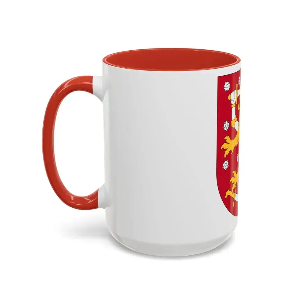 Coat of arms of Finland - Accent Coffee Mug - Go Mug Yourself