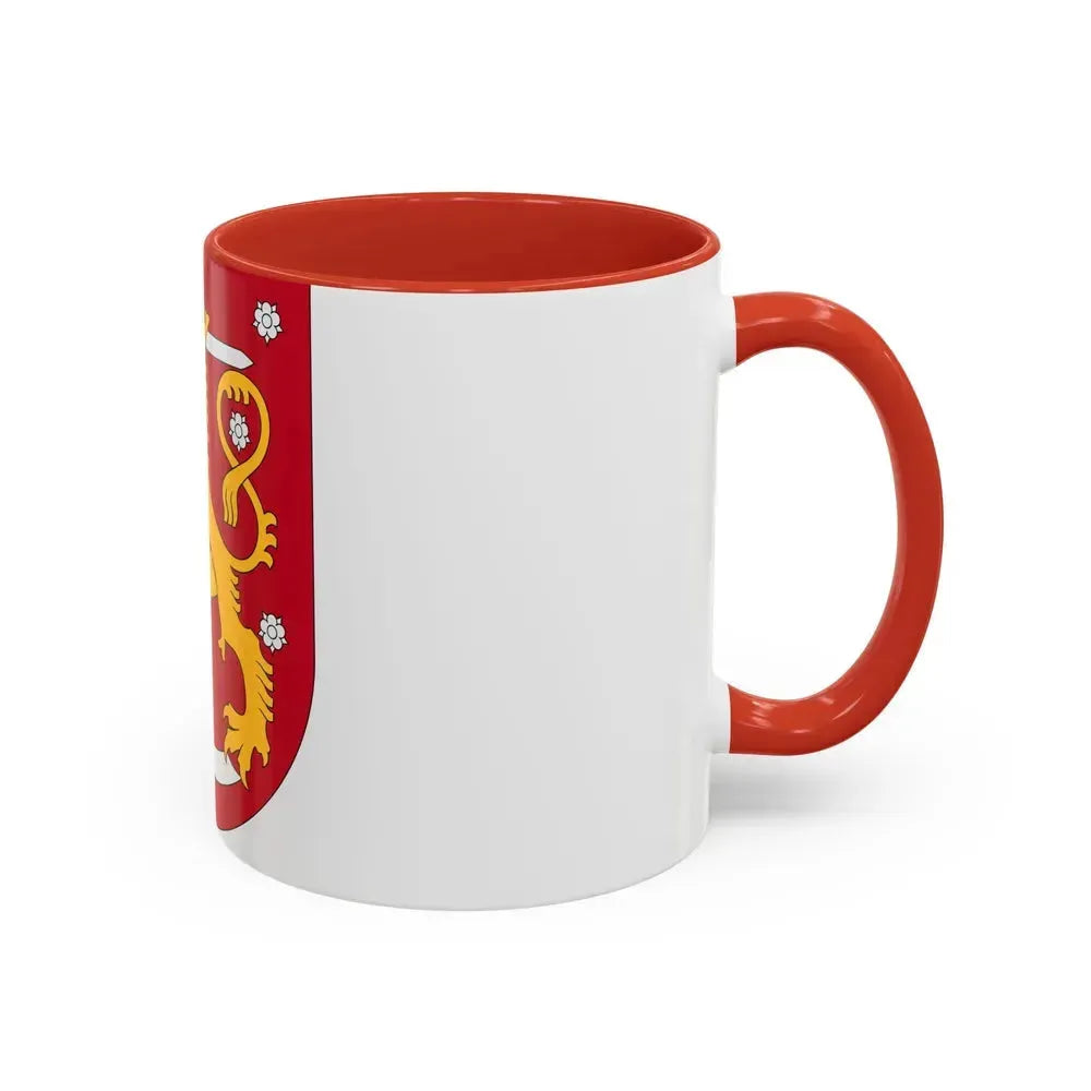 Coat of arms of Finland - Accent Coffee Mug - Go Mug Yourself