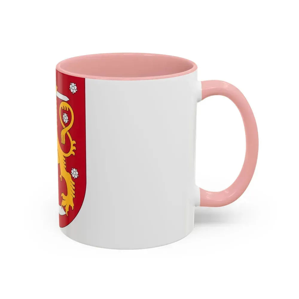 Coat of arms of Finland - Accent Coffee Mug - Go Mug Yourself