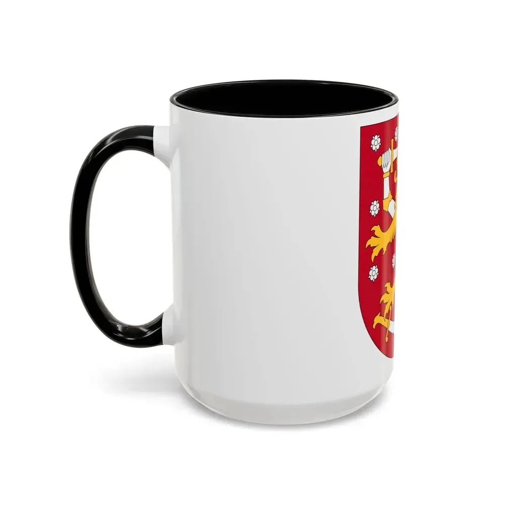 Coat of arms of Finland - Accent Coffee Mug - Go Mug Yourself
