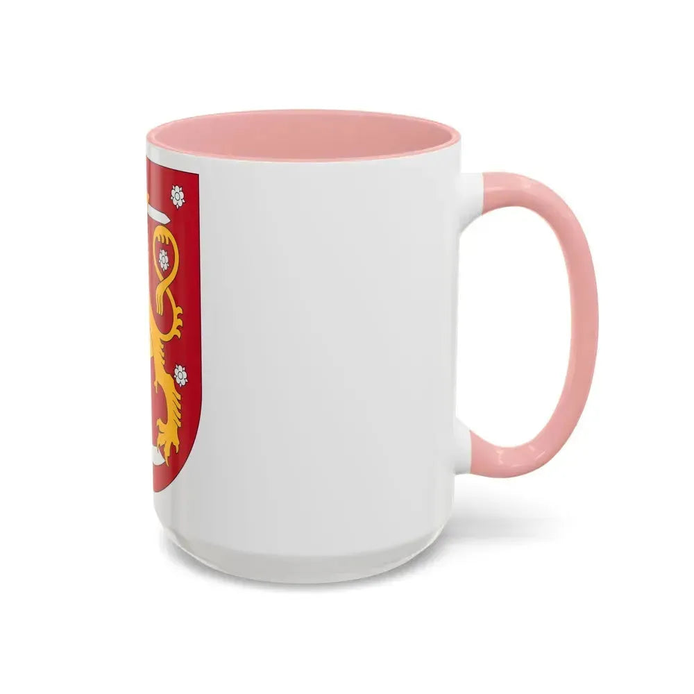 Coat of arms of Finland - Accent Coffee Mug - Go Mug Yourself