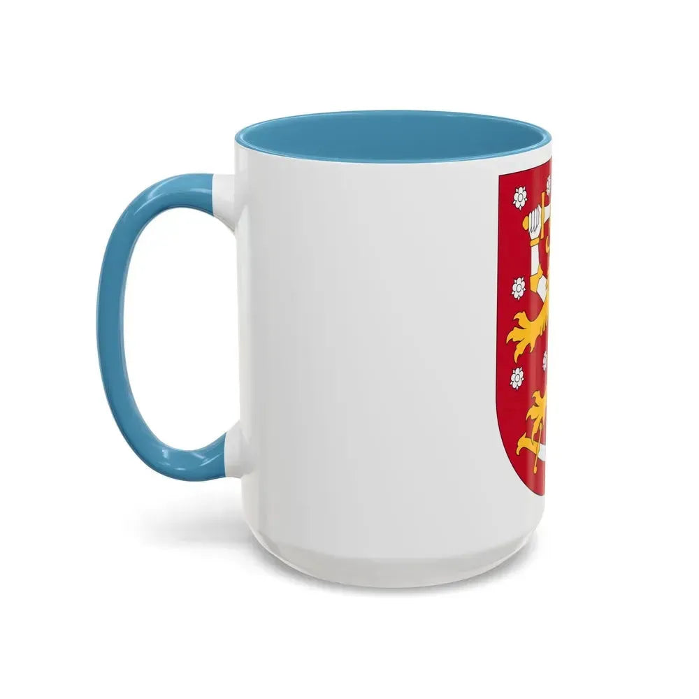 Coat of arms of Finland - Accent Coffee Mug - Go Mug Yourself