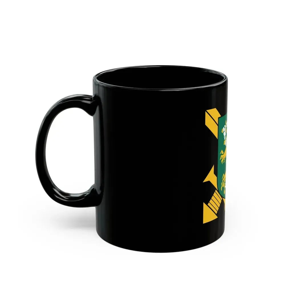 Coat of Arms of Finnish Ground Force - Black Coffee Mug - Go Mug Yourself
