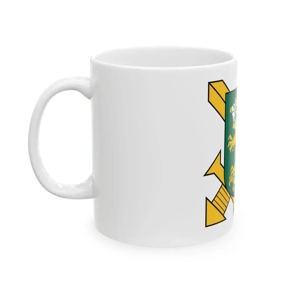 Coat of Arms of Finnish Ground Force - White Coffee Mug - Go Mug Yourself