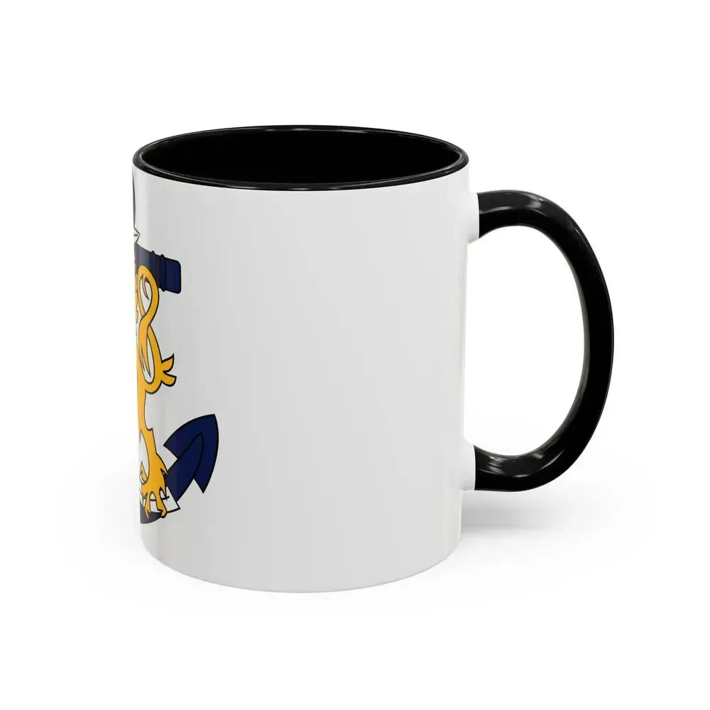 Coat of Arms of Finnish Navy - Accent Coffee Mug - Go Mug Yourself