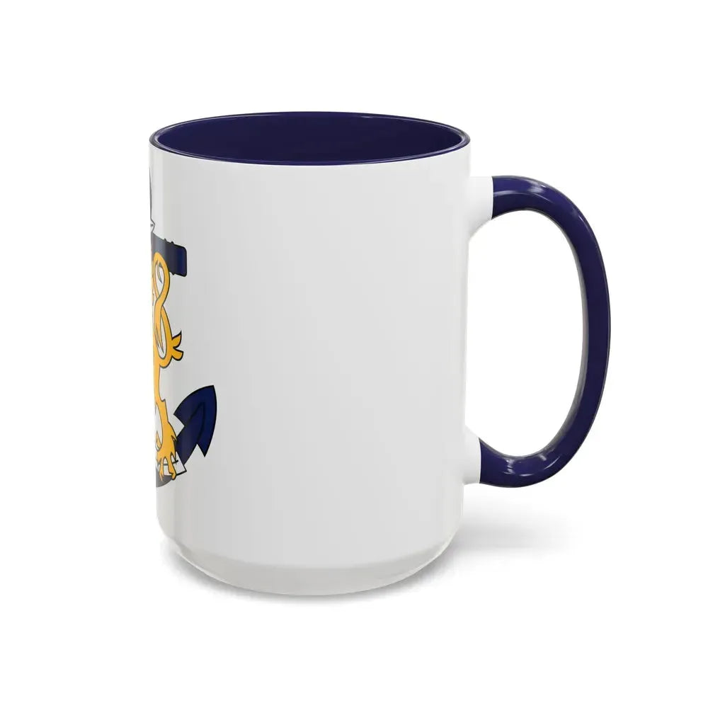 Coat of Arms of Finnish Navy - Accent Coffee Mug - Go Mug Yourself