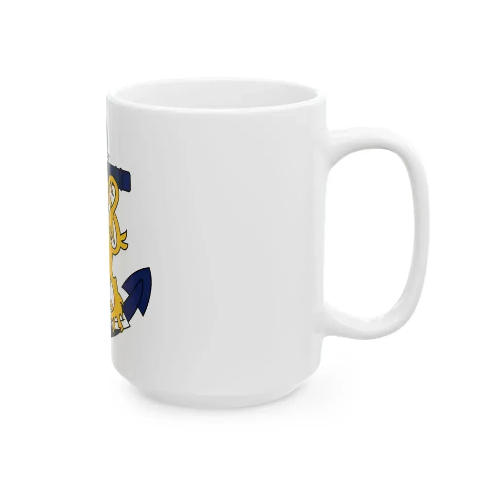 Coat of Arms of Finnish Navy - White Coffee Mug - Go Mug Yourself