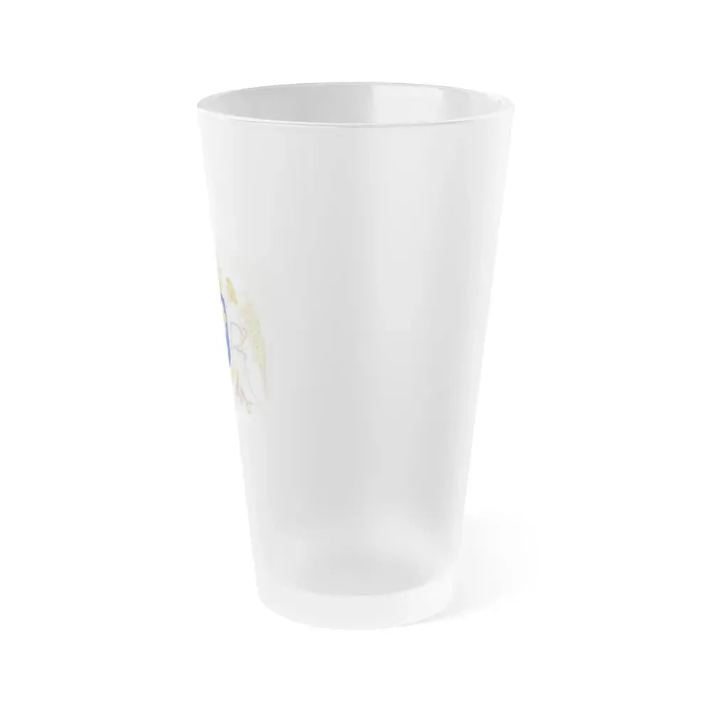 Coat of arms of France 1515-1578 - Frosted Pint Glass 16oz - Go Mug Yourself